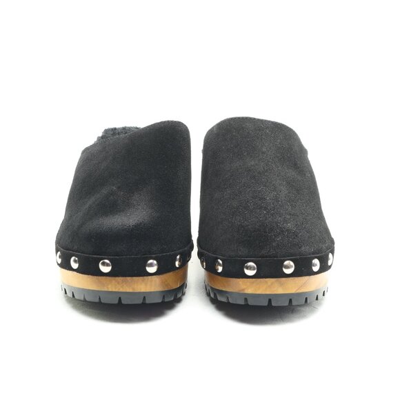 Rag & Co Tulley Suede Leather Mules Clogs Women US6 EU37 Black - Picture 5 of 17